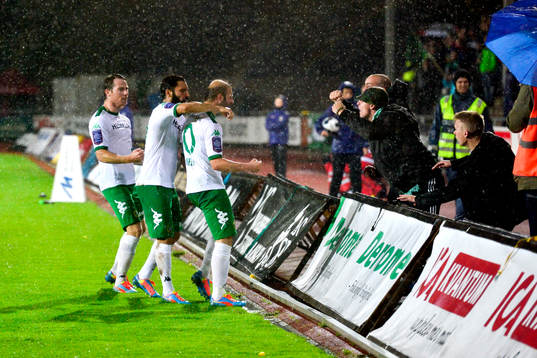 Hammarbys Kennedy Bakircioglu  jublar