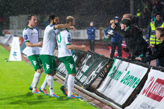 Hammarbys Kennedy Bakircioglu  jublar