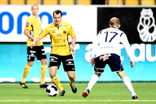 Elfsborgs Henning Hauger och Gefles Jonas Lantto