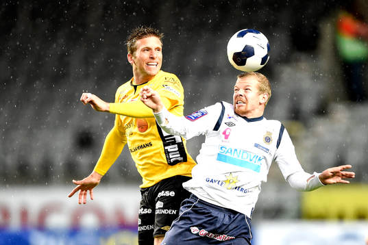 Elfsborgs Anders Svensson och Gefles Jonas Lantto