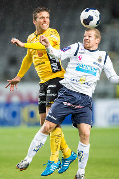 Elfsborgs Anders Svensson och Gefles Jonas Lantto i