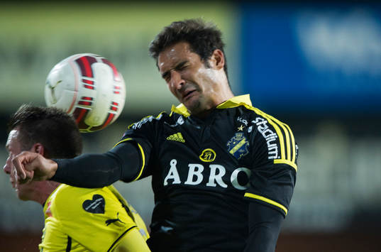 s Celso Borges i matchen i allsvenskan mellan Mjällby och