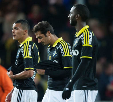 s Nabil Bahoui, Celso Borges och Henok Goitom deppar vid