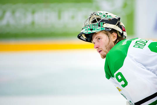 Rögles målvakt Stefan Ridderwall deppar