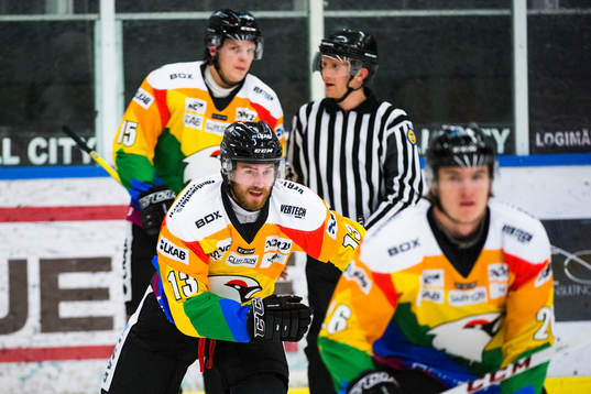 Kirunas Simon Hammar, Emil Jakobsson och Markus Hägglund