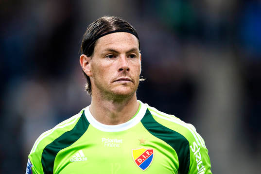Djurgårdens målvakt Kenneth Høie