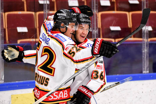 Luleås Karl Fabricius jublar