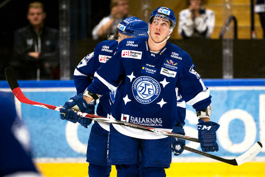 Leksands Viktor Mårtensson och Tobias Forsberg deppar