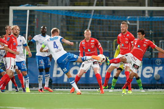 Skott av Norrköpings Andreas Johansson