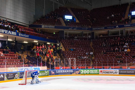 Många i publiken lämnade arenan