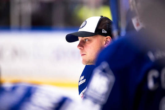 Leksands målvakt Oscar Alsenfelt lämnade målet