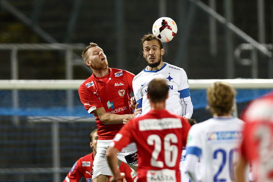 Kalmars Marcus Nilsson och Norrköpings Emir Kujovic