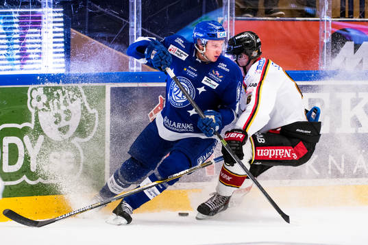 Leksands Simon Erlandsson och Luleås Per Savilahti-Nagander
