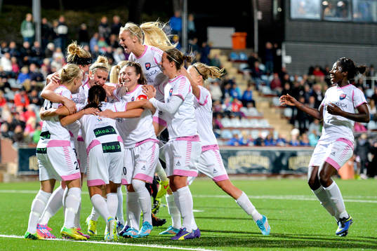 Rosengårds Anja Mittag jublar