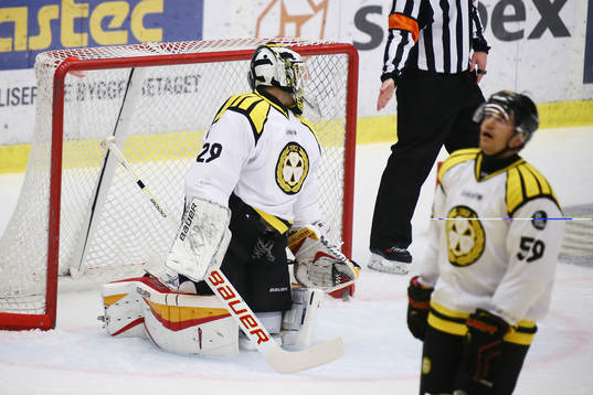 Brynäs målvakt Bernhard Starkbaum och Sebastian