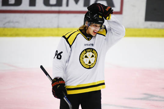 Brynäs Oskar Lindblom deppar
