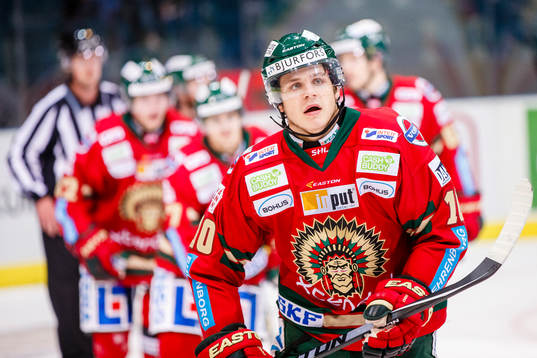 Frölundas Mattias Janmark kvitterar till 1-1 i andra