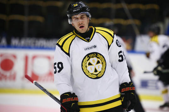 Brynäs Sebastian Enterfeldt deppar