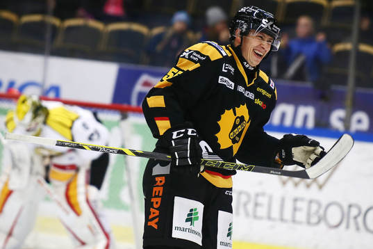 Skellefteås Martin Sevc  jublar