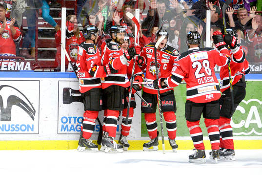 Malmö Redhawks Tony Romano jublar