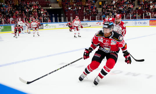 Timrås Per Hallin och Malmö Redhawks Jens Olsson