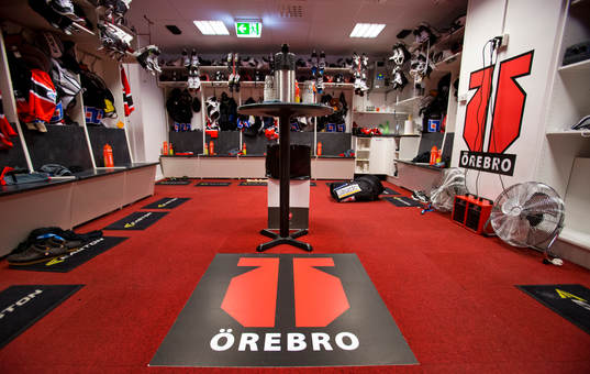 Örebro hockeys omklädningsrum