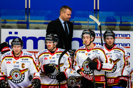 Luleås tränare Joakim Fagervall deppar