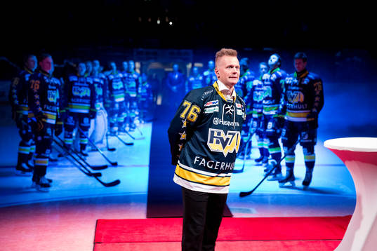Johan Davidssons tröjceremoni