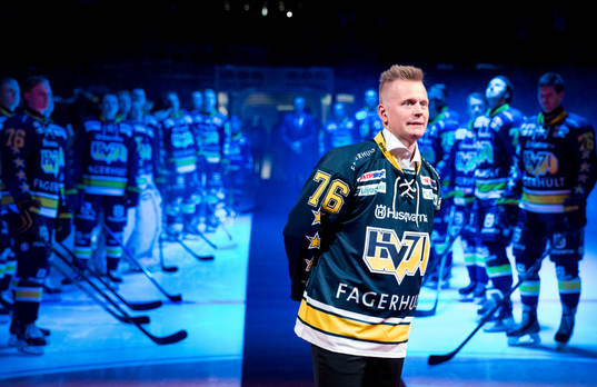 Johan Davidssons tröjceremoni