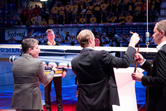 Johan Davidssons tröjceremoni