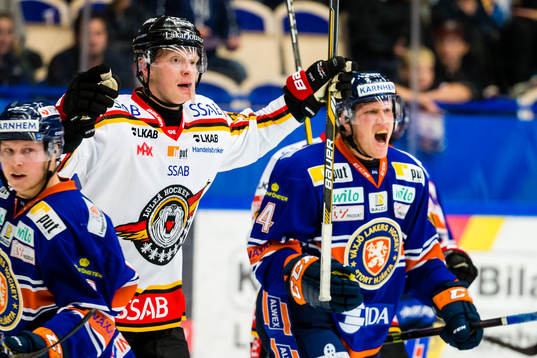 Luleås Lennart Petrell firar