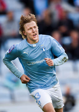 Malmö FFs Emil Forsberg jublar