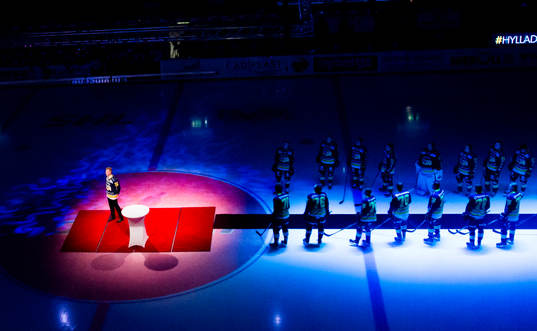 Johan Davidssons tröjceremoni
