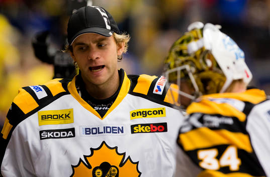 Skellefteås målvakt Markus Svensson och Skellefteås