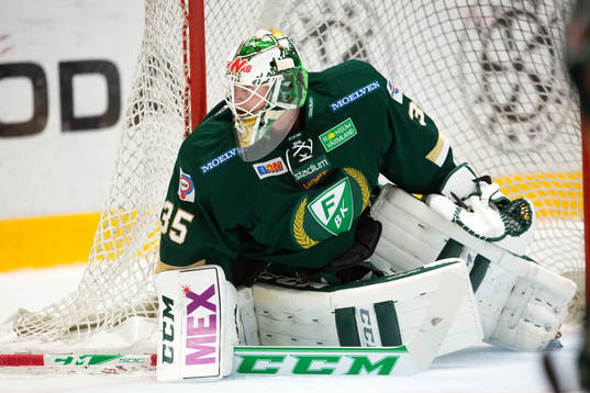 Färjestads målvakt Fredrik Pettersson Wentzel