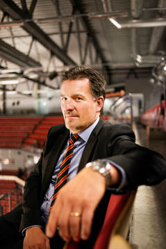 Brynäs Sportchef Stefan Bengtzén före ishockeymatchen i