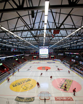 Behrn Arena innan ishockeymatchen i SHL mellan Örebro och