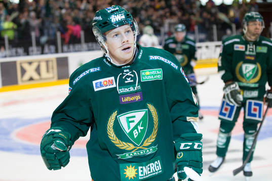 Färjestads Joakim Hillding jublar