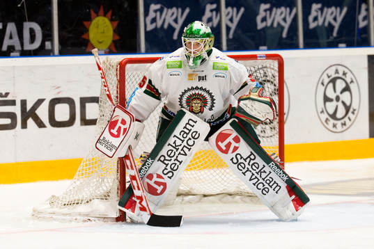 Frölundas målvakt Linus Fernström