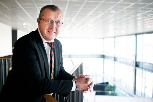Brynäs Klubbdirektör Hans-Göran Karlsson före