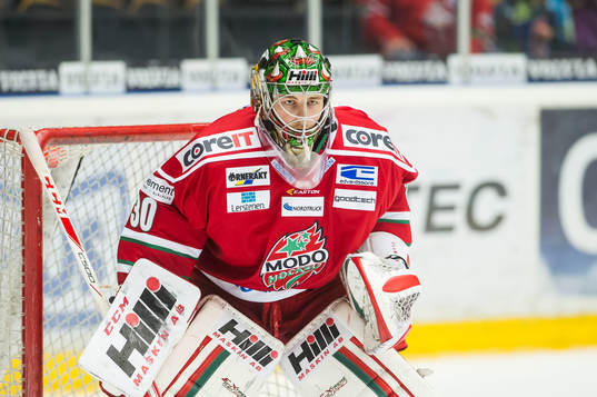 Modos målvakt Linus Ullmark