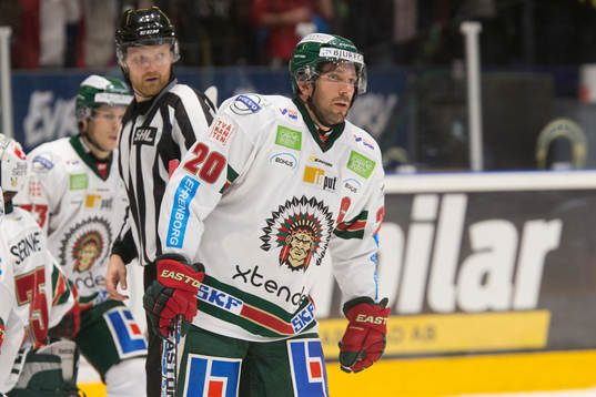 Frölundas Joel Lundqvist ser deppig ut