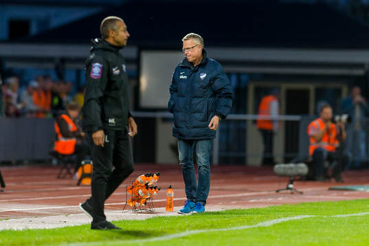 Norrköpings tränare Jan Andersson deppar