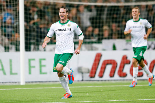 Hammarbys Johan Persson jublar