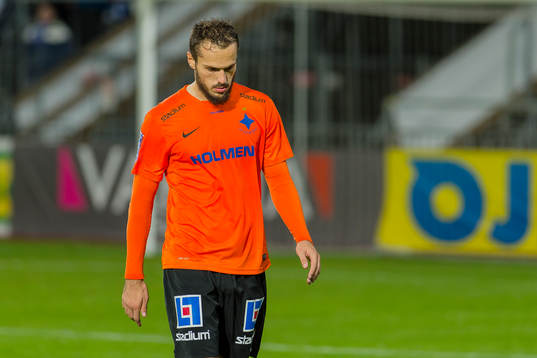 Norrköpings Emir Kujovic deppar