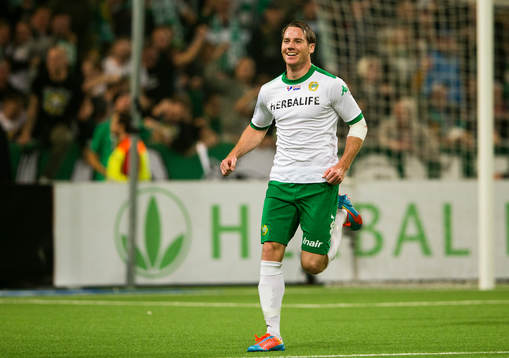 Hammarbys Johan Persson jublar