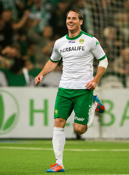 Hammarbys Johan Persson jublar
