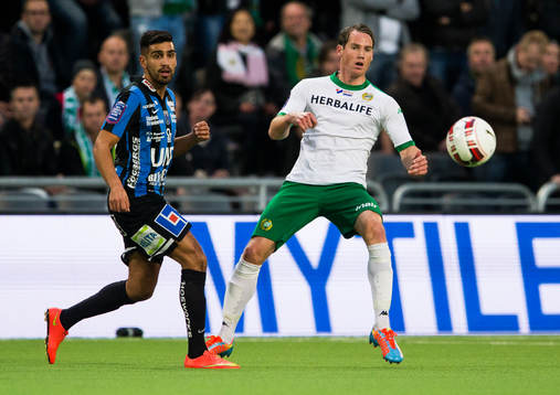 Sirius Stefan Silva och Hammarbys Johan Persson