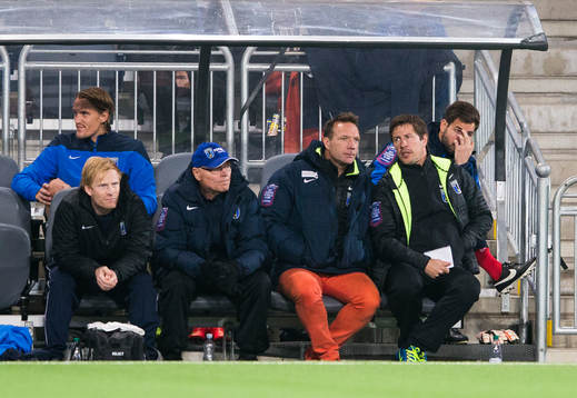Sirius tränare Kim Bergstrand och assisterande tränare
