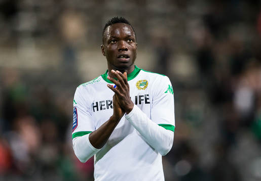 Hammarbys Amadaiya Rennie applåderar